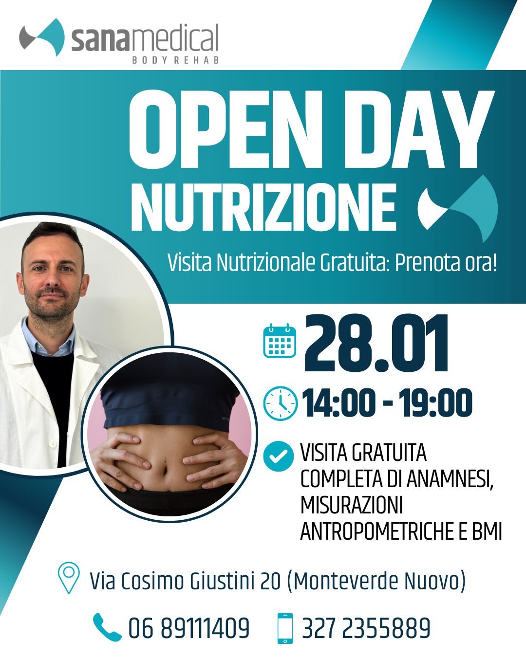 OPEN DAY NUTRIZIONE 28.01